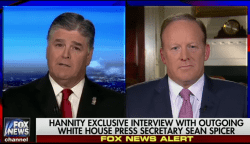 Sean Spicer on Hannity 7-21-17