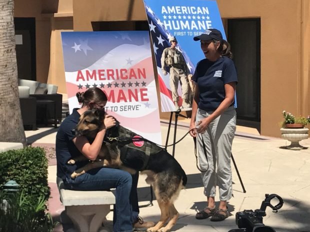 American Humane Reunites Military Dog And Handler