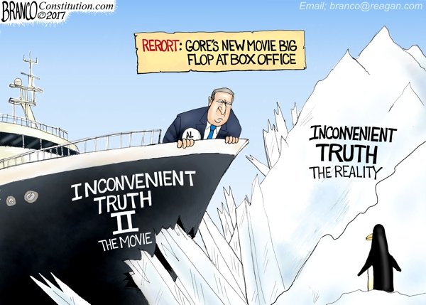 Gore Vs Truth - A.F. Branco Cartoon