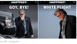 Huffpost Steve Bannon racist headlines