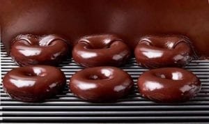 Krispy Kreme eclipse doughnut