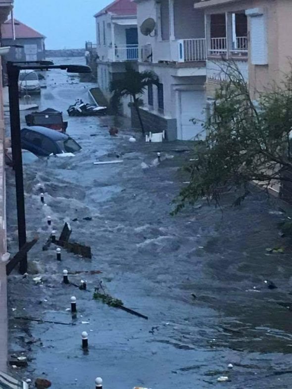 Irma images flood in St. Maarten