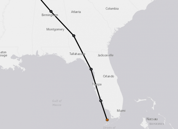 Irma precise track 9-10 1100