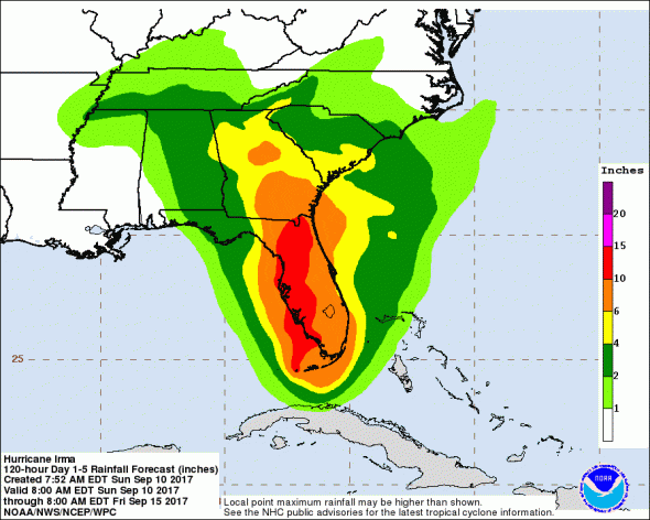 Irma rainfall totals 9-10 1100