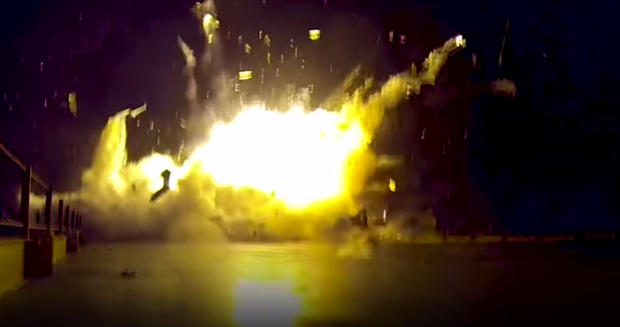 SpaceX crash videos