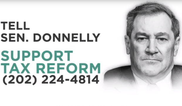Americans for Prosperity ad campaign tax reform