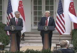 Donald Trump and Lee Hsien Loong 10-23-17