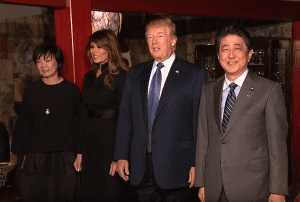 Donald Trump Melania Trump Shinzo Abe Akie Abe 2017 Japan trip - 2