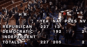 House vote on tax reform