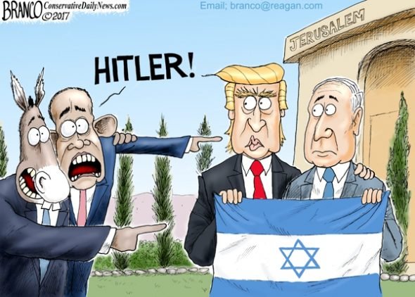 Der Fuhrer Card - A.F. Branco political cartoon