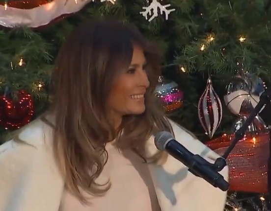 Melania Trump answers childrens questions Christmas