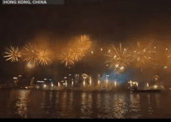 New Year's Eve fireworks china