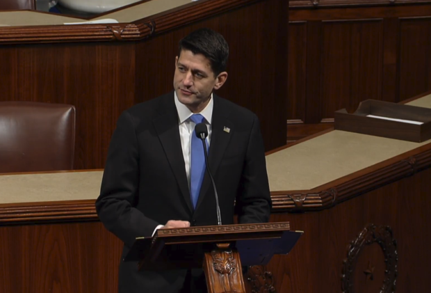 Paul Ryan House vote on tax reform live