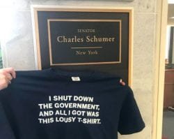 #SchumerShutdown shirt