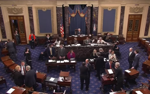 Senate in session