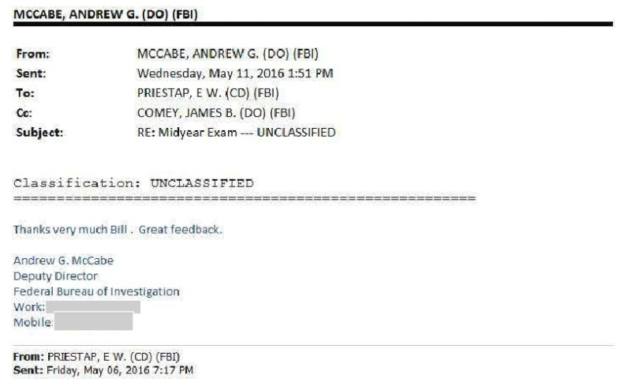 Peter Strzok and Lisa Page texts