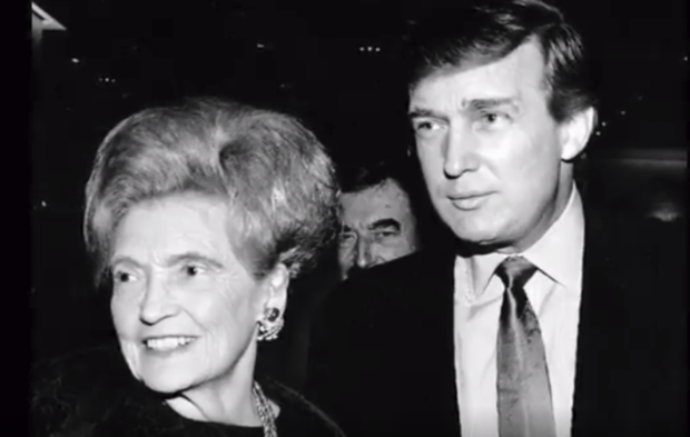 Donald Trump and mother Mary MacLeod Trump