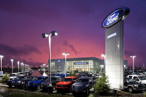Ford car lot auto dealership car sales