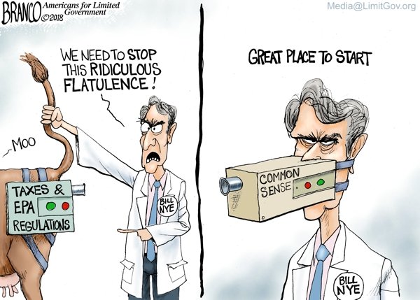 The (Not A Scientist) Science Guy - A.F. Branco political cartoon