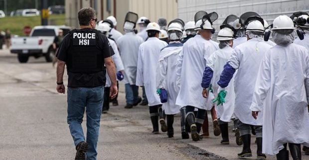 Illegal aliens arrested at Ohio meat packing plant