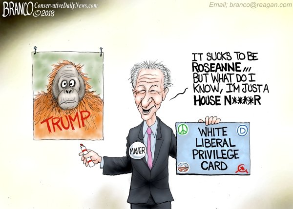 Sur-Real Time with Bill Maher - A.F Branco political cartoon