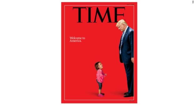 Time cover illegal alien family separation donald trump