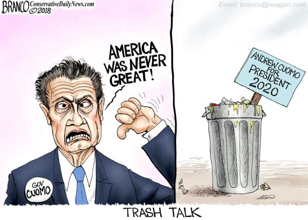 Trash Talk - A.F. Branco Political Cartoon