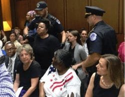 Protester at Kavanaugh hearing