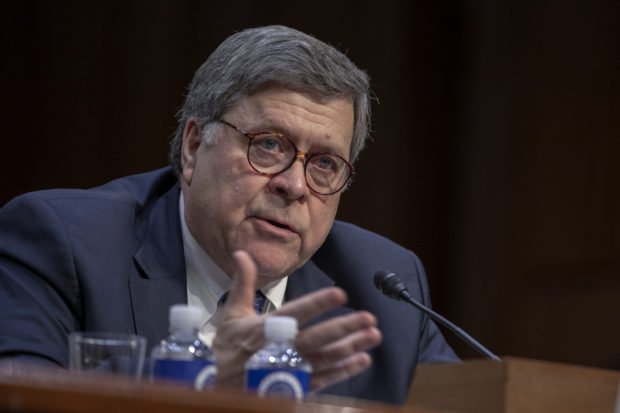U.S. Attorney General nominee William Barr testifies at his confirmation hearing before the Senate Judiciary Committee January 15, 2019 in Washington, DC. (Photo by Tasos Katopodis/Getty Images)