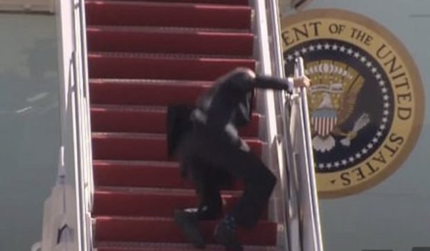 Mainstream Media Outlets Bury Biden Falling Story