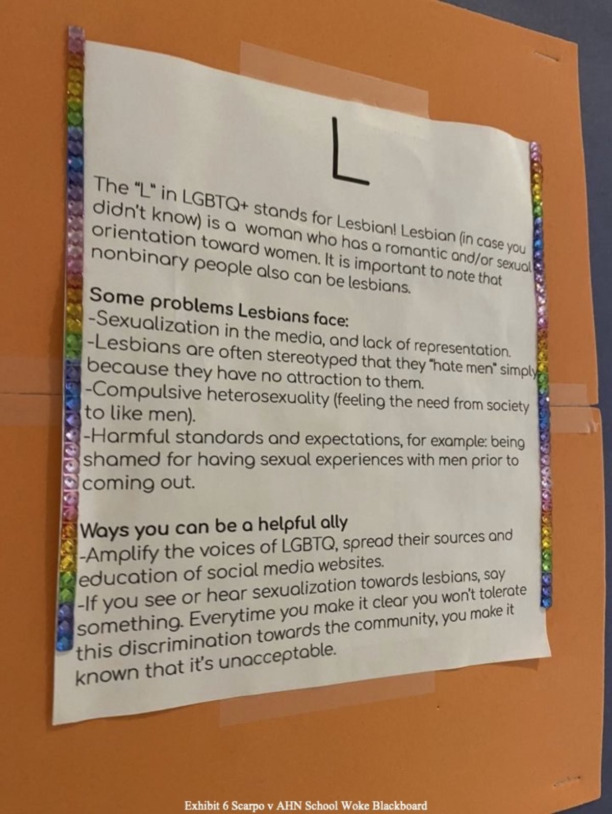 AHN LGBTQ+ Bulletin Board (L)