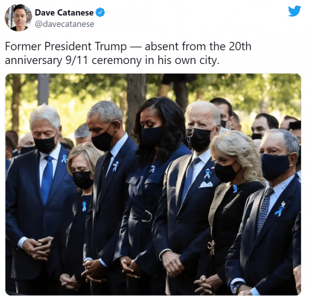 Mainstream Media Criticizes Trump for Not Attending 9/11 Ceremony – And Fails