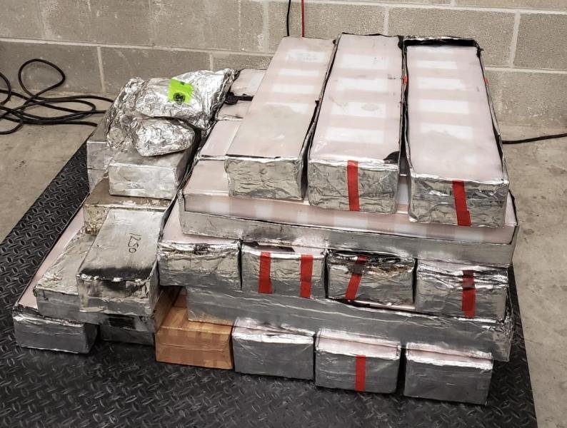 Packages containing nearly 299 pounds of methamphetamine seized by CBP officers at Brownsville Port of Entry
