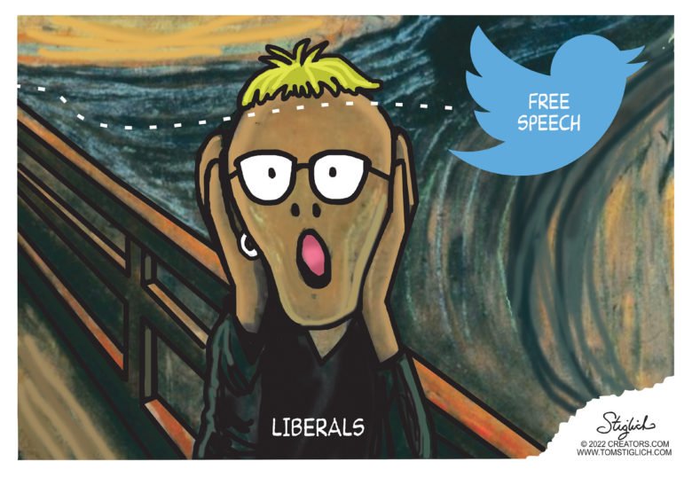 Free speech twitter scream