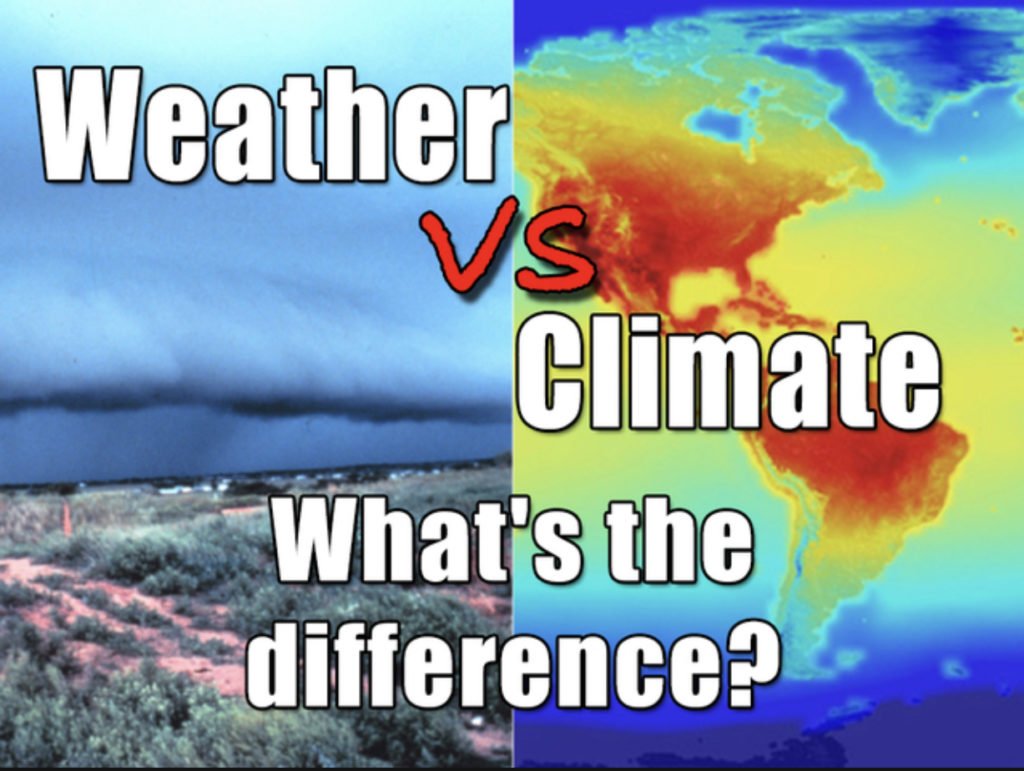 Climate vs Weather The Left Does Not Know the Difference