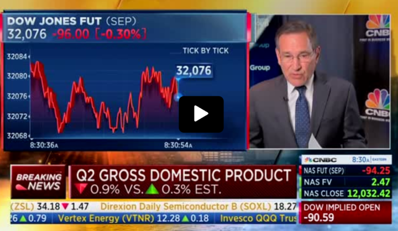 Oh My Gosh CNBC Host In Disbelief Over Dismal GDP News