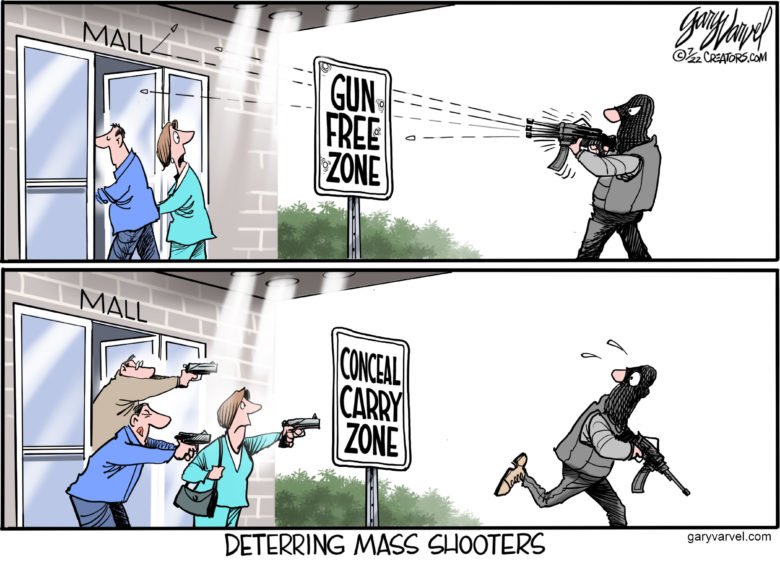 Gun free zone second amendment self-defense concealed carry