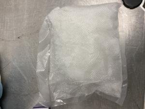 Package containing 235 grams of methamphetamine seized by CBP officers at Hidalgo/Pharr/Anzalduas Port of Entry.