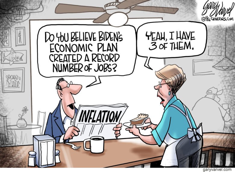 Joe Biden job creation inflation recession economy