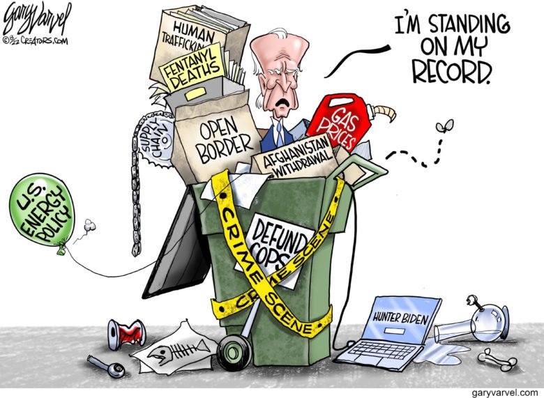 Joe Biden garbage record