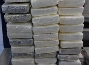 Packages containing nearly 83 pounds of cocaine seized by CBP officers at Juarez-Lincoln Bridge.