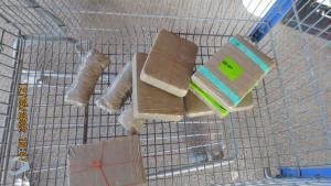 Drugs seized at the Ysleta port of entry.