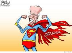 Joe Biden not so super man