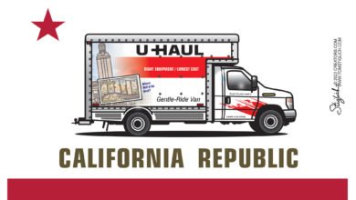 California Uhaul moving exodus