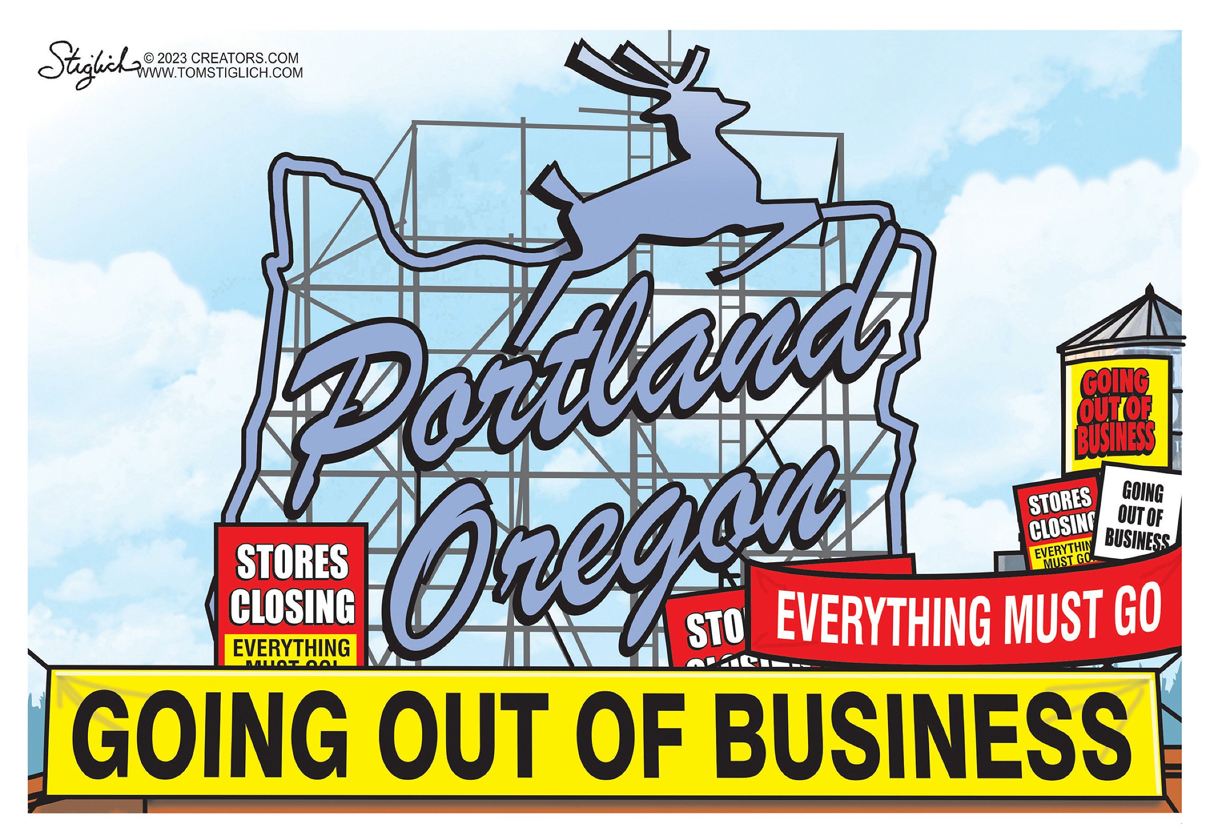 Portland going out of business