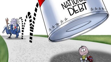 National debt baby