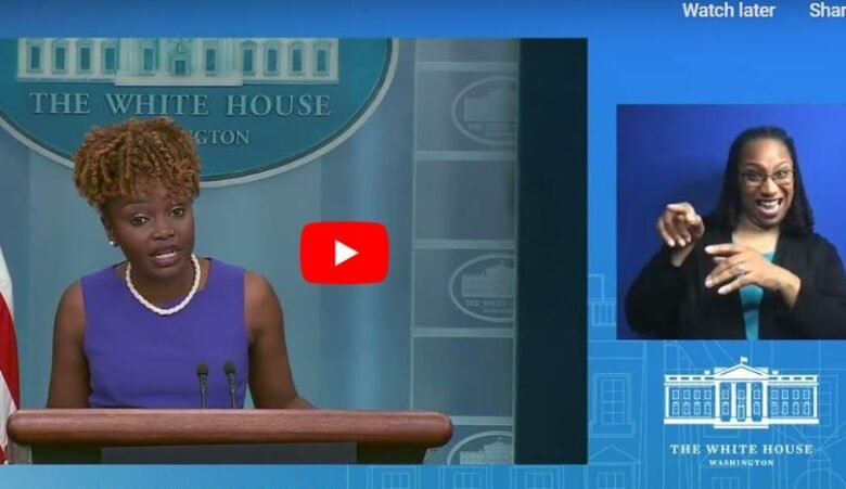 White House Press Briefing with Karine Jean-Pierre – 6/30/23