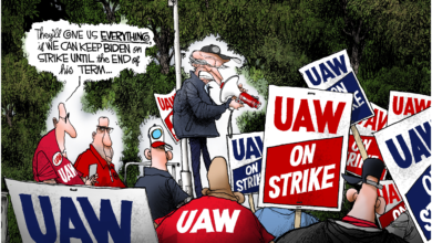 Joe Biden union strike