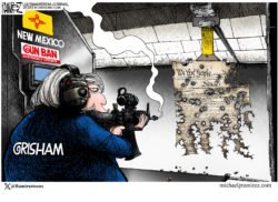 Michelle Grisham Tyrant Constitution Gun ban