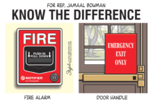 Jamaal Bowman fire alarm